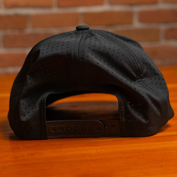 Snapback Black Rope Hat