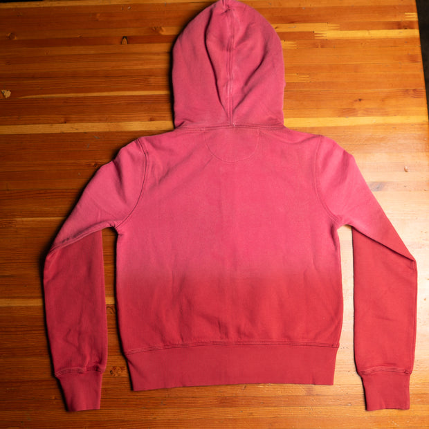 Ladies' Faded Red Zip Up