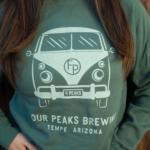 Bus Green Crewneck