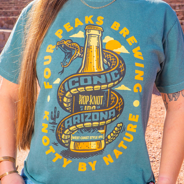 Iconic Arizona Rattlesnake Crop Tee