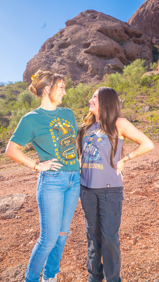 Iconic Arizona Rattlesnake Crop Tee