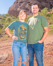 Iconic Arizona Rattlesnake Crop Tee